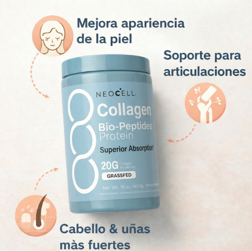 Neocell Collagen: Colágeno para fortalecer piel uñas y articulaciones